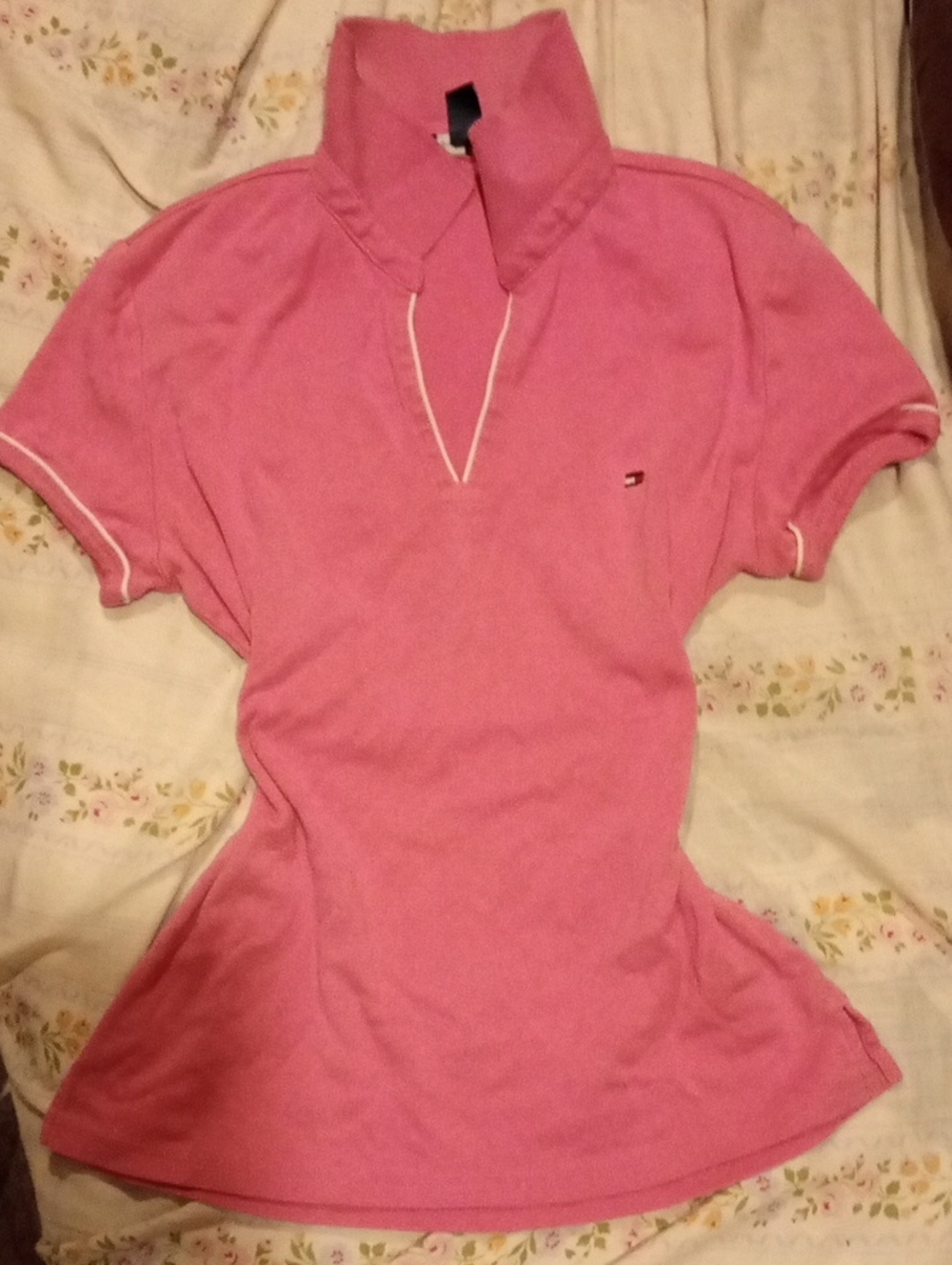 Tommy Hilfiger Pink Polo Top